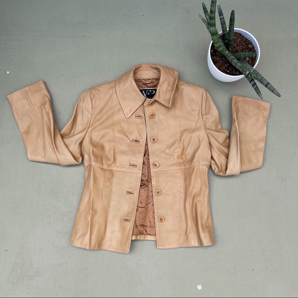Italian custom leather jacket